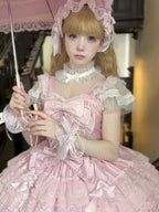 Love Descends - Wedding Lolita JSK Dress, White Blouse and Accessories - image 18