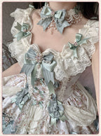 Antique Gem Fragrance - Classic Lolita OP and JSK Dress Sets - image 24