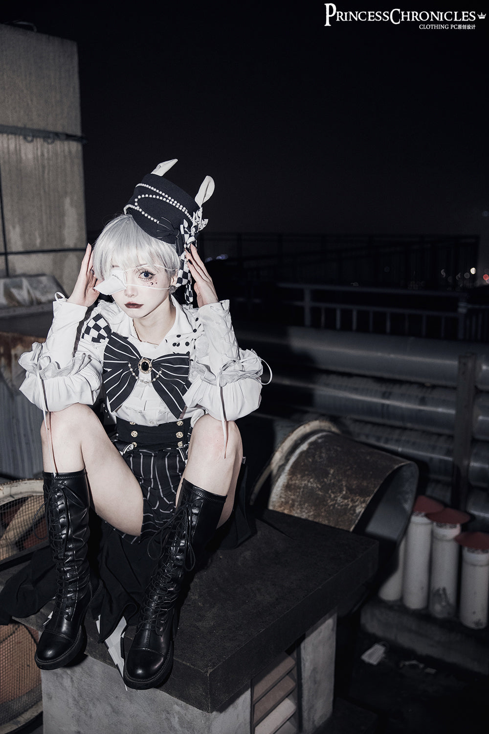 Rabbit Theater Chessboard Ouji Fashion Shirt Set - image 44