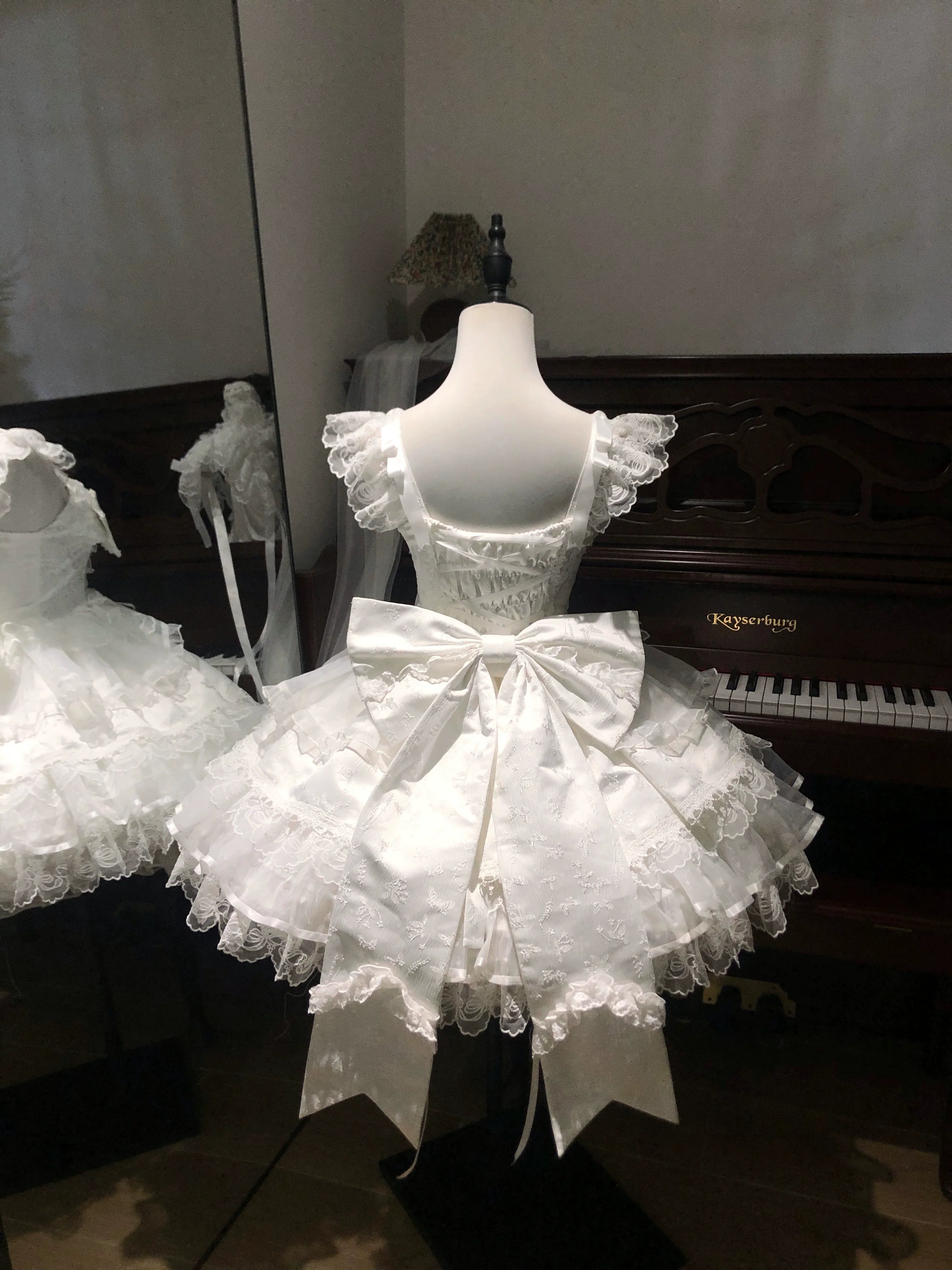 Fleeting Isle - Sweet Lolita Ballet Style JSK Dress - image 6