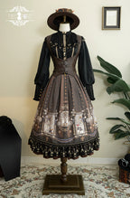 Demon Hunting Notes - Fishbone Gothic Lolita Skirt - image 51
