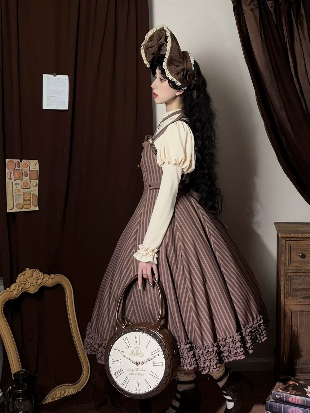 Classic Lolita JSK Customized Stripe Lolita Dress - image 23