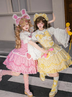 Shibuya Honey - Plus Size Sweet Lolita Plaid OP & JSK Dress - image 16