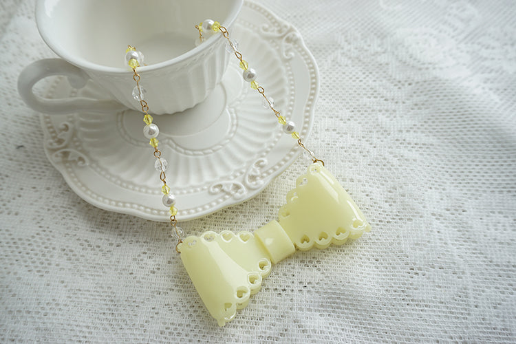 Sweet Lolita Bow Ring and Necklace - image 62