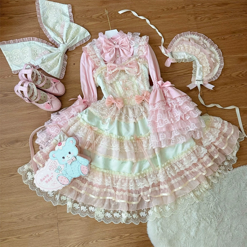 Star Love Song - Wedding Sweet Lolita JSK Suit Doll-like Dress - image 20