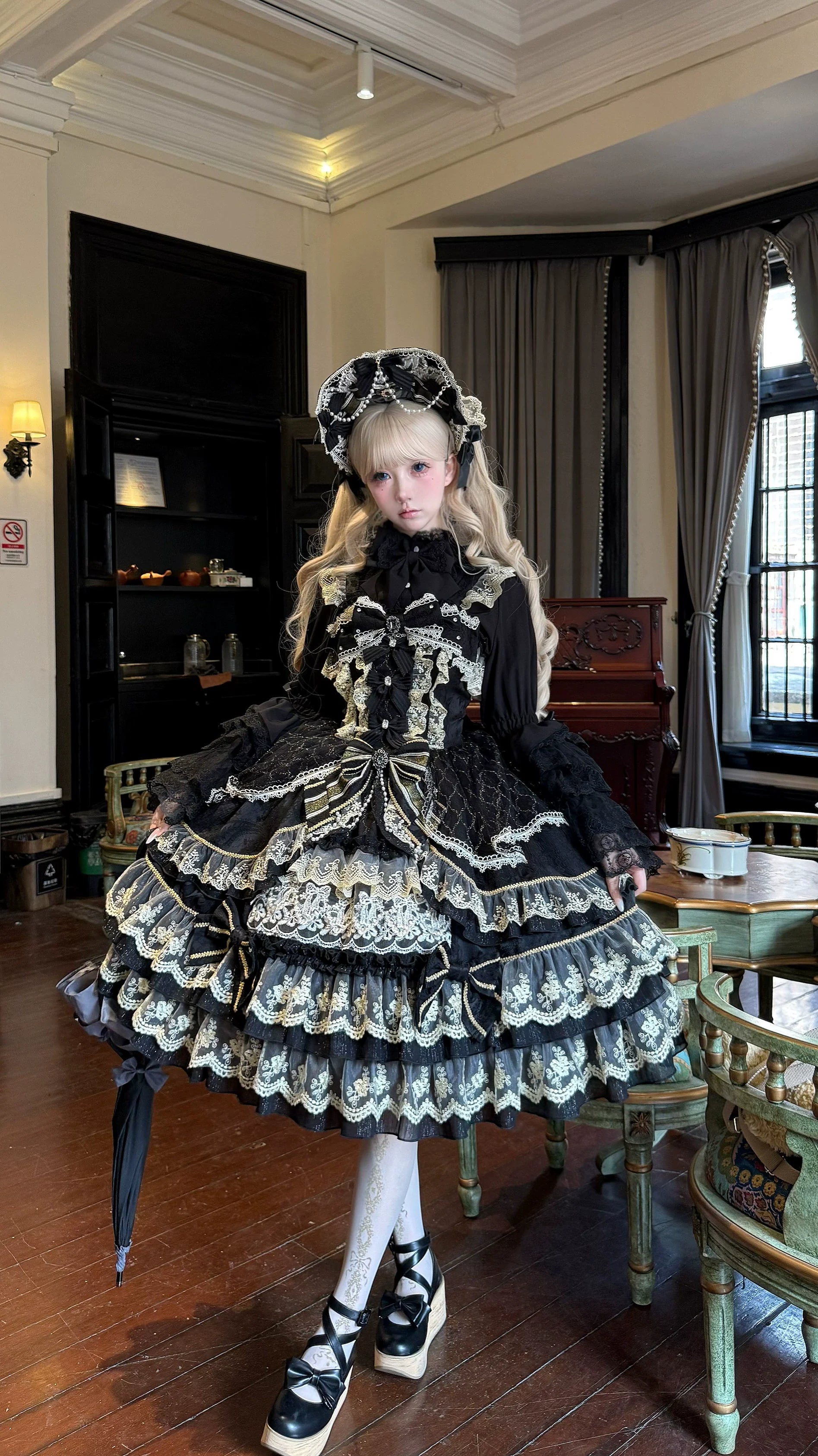 Gem Crown - Sweet Lolita Tiered JSK Dress Suit and BNT - image 44