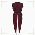 Eternal Crimson Moon Forest - Ouji Lolita Tailcoat Vest - image 6