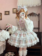Candelabra Ode - Doll-like Sweet Lolita JSK Dress, Side Zipper - image 14