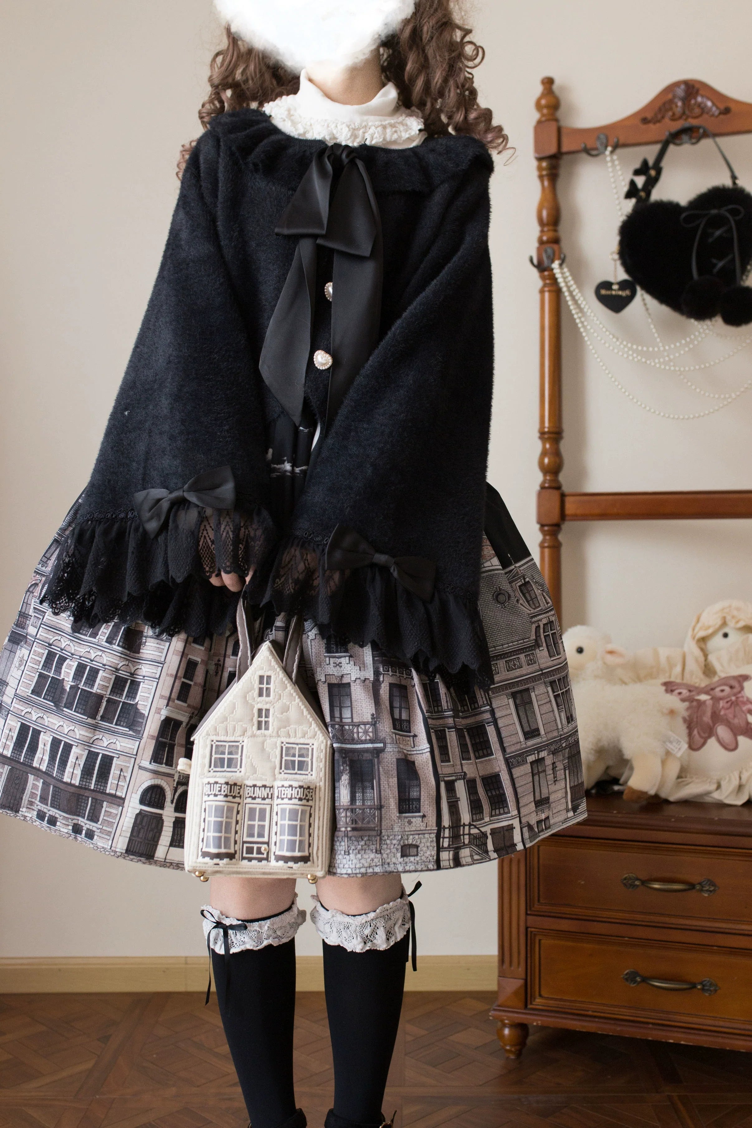 Qian's Letter - Sweet Lolita Winter Cardigan Sweater - image 9