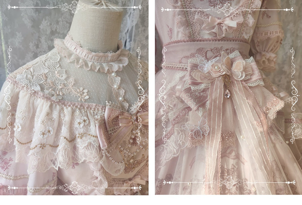 Sunset Realm Lolita Bride Gorgeous OP FS - image 39
