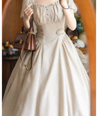 Chantilly Forest - Classic Lolita OP Dress With Square Neck & Underskirt - image 49