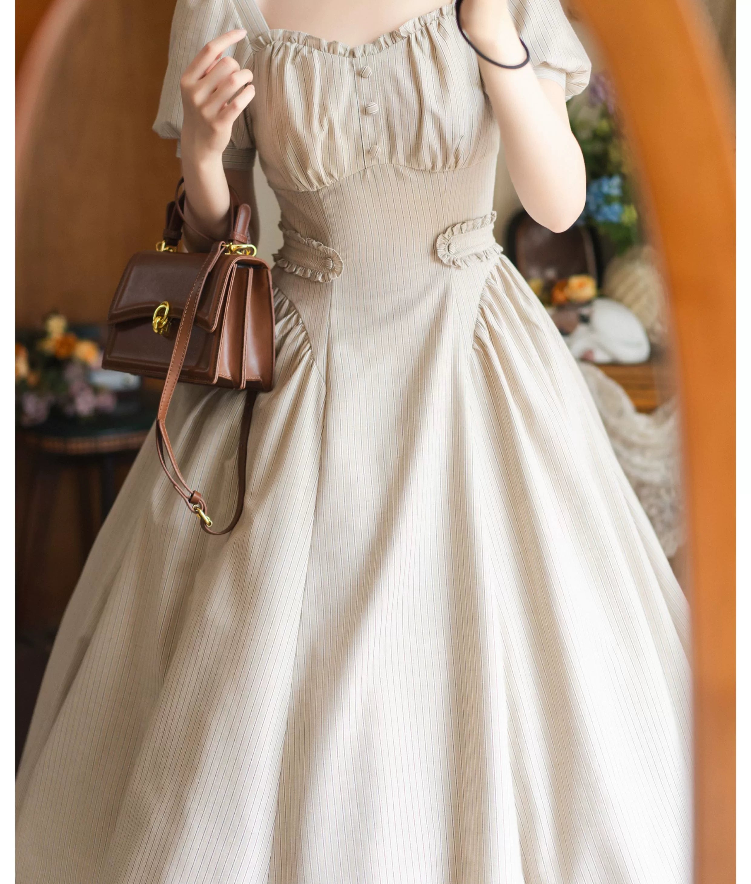 Chantilly Forest - Classic Lolita OP Dress With Square Neck & Underskirt - image 49