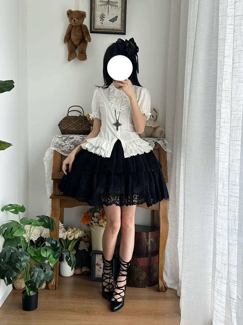 Forest Waltz - Classic Lolita Tiered Skirt Multi-layer Embroidered SK - image 47