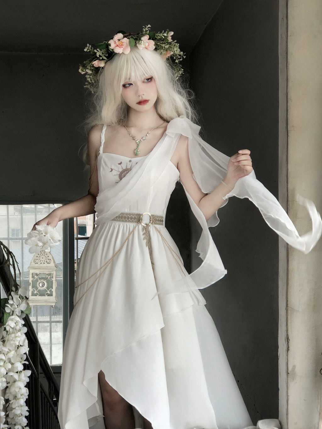 Lolita Tethys Tears Greek JSK Dress - image 7