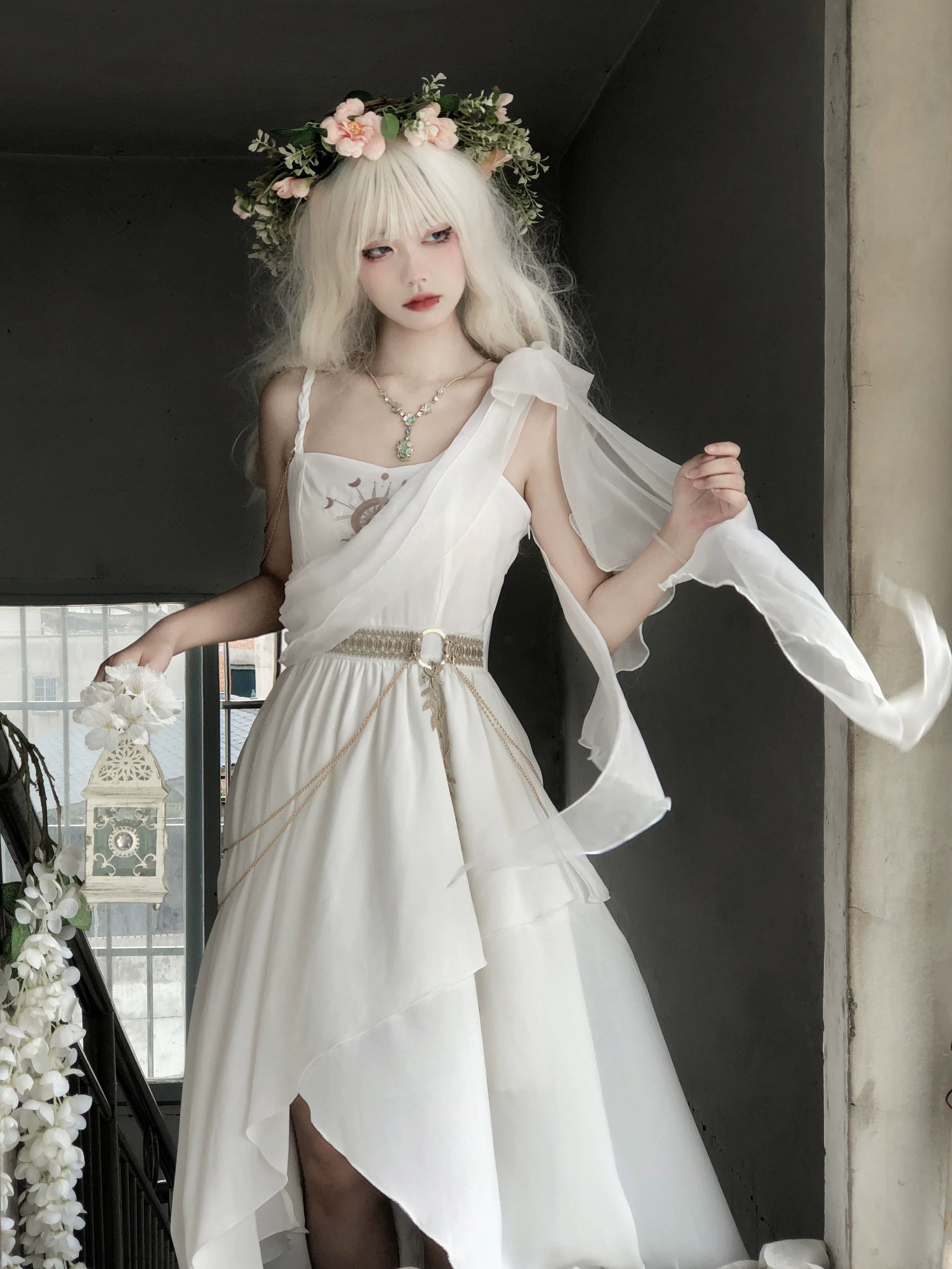 Lolita Tethys Tears Greek JSK Dress - image 7