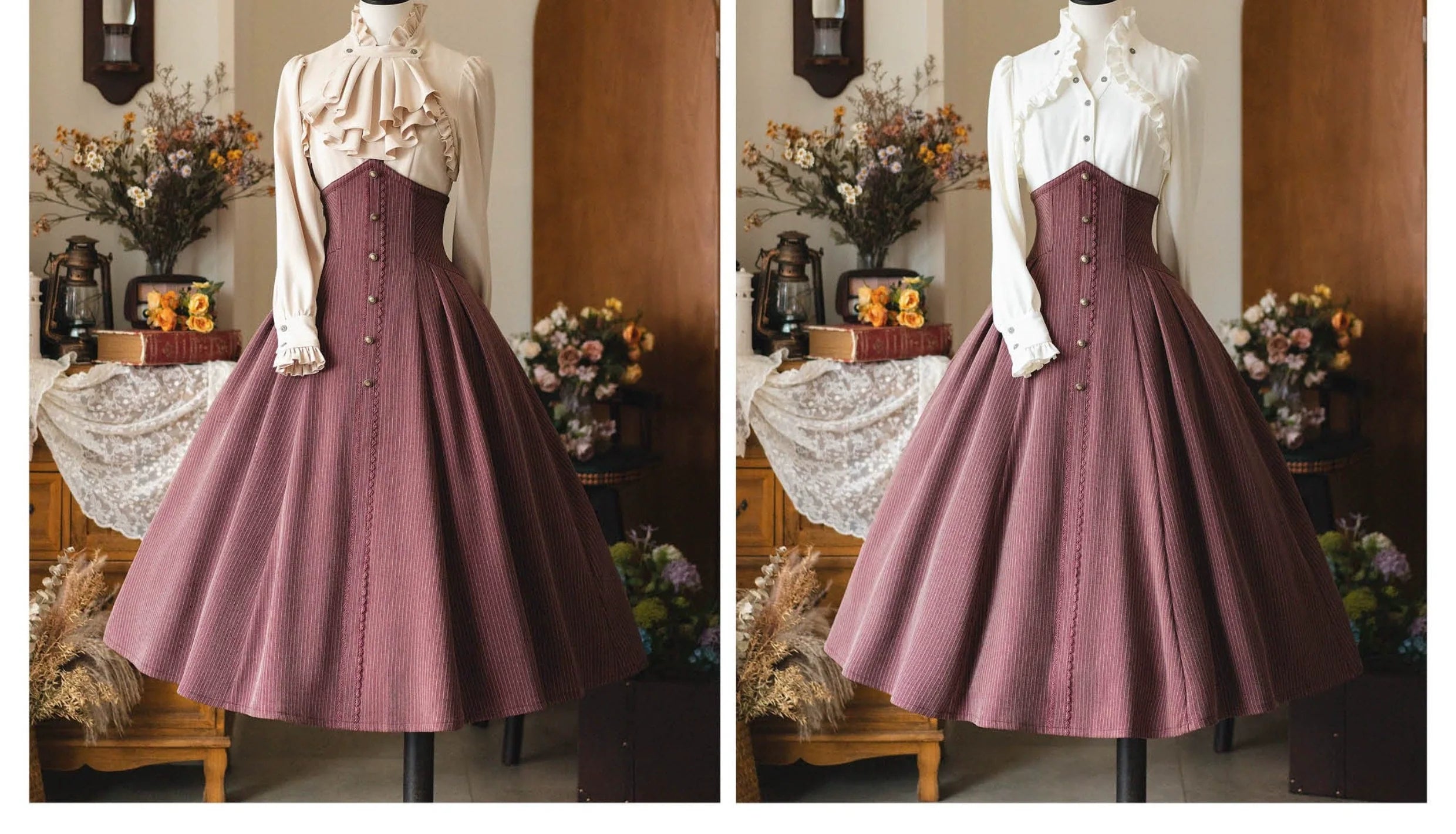 Forest Stationery - Classic Lolita SK Suit with Shirt and Coat - image 55