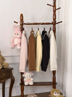 Milk Puff - Winter Fleece-Lined Sweet Lolita Coat, Detachable Collar Collection - image 3