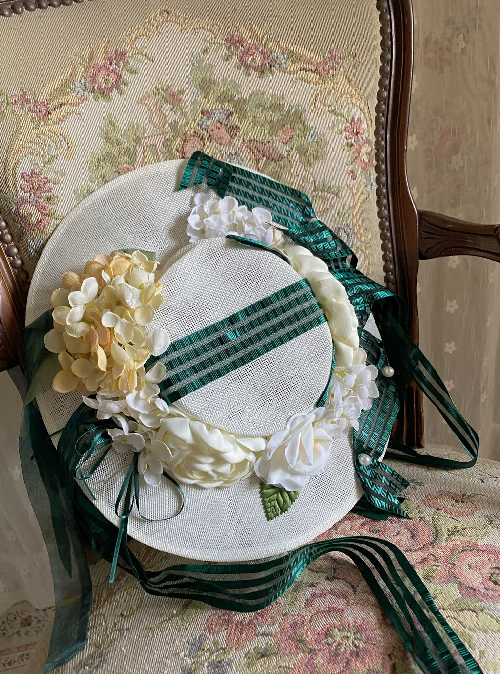 Wild Roses of Arles Purple Green Oil Painting Print Cowl Neck Tail JSK Classic Lolita Dress and Accessories - image 16