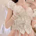 Sweet Lolita Cuffs Ballet Lace Breathable Straps Sleeves - image 13