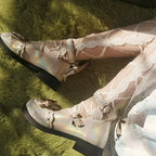 Dreamy Starry - Sweet Lolita Shoes Low Heel Bow Shoes - image 2