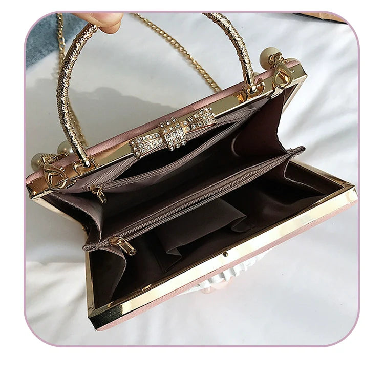 Gothic Lolita Retro Bag Baroque Square Crossbody Bag - image 19