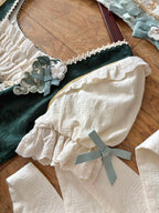 Green Grape Garden Classic Lolita Regular and Long OP Dress Series and Accessories - image 3