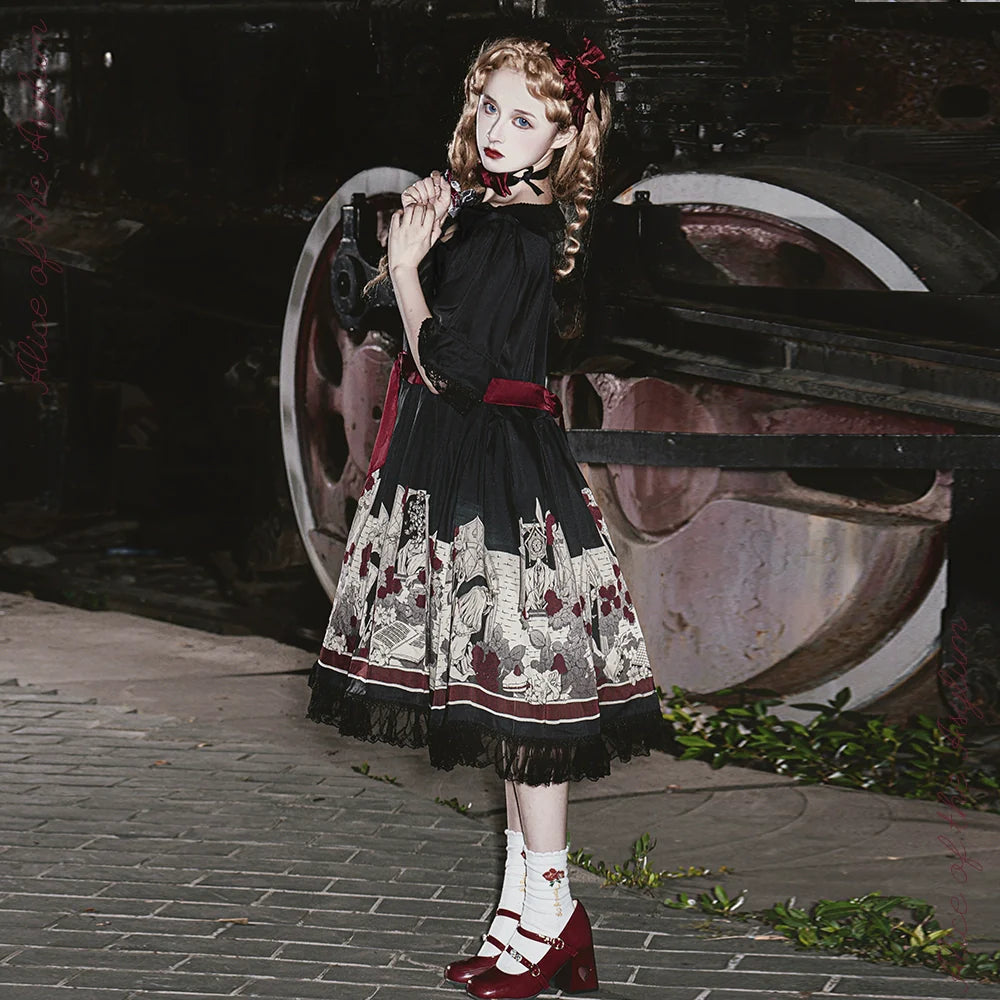 Alice - Kawaii Lolita Dress OP Dress Sleepwear - image 6