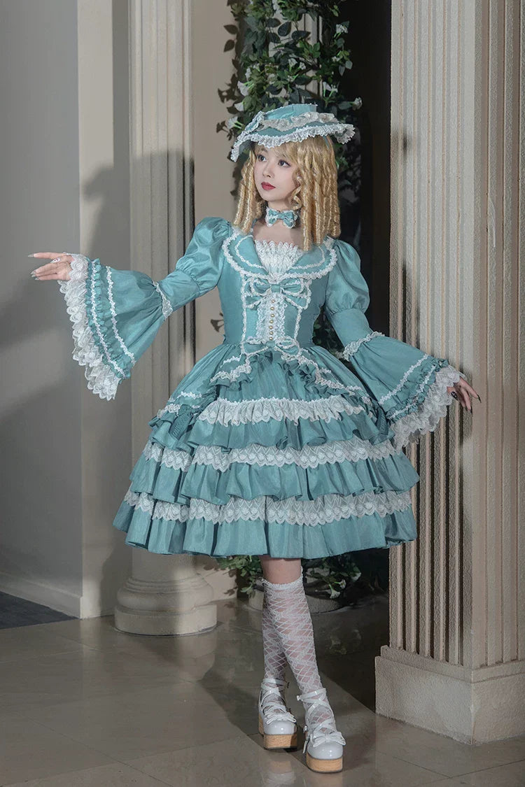 Eternal France Doll - Classic Lolita Doll-like OP Dress and Accessories - image 20