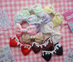 Handmade Sweet Lolita Cream Cake Bow Hair Clip - image 2