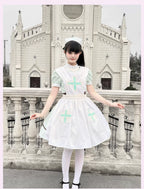 Mint Prescription - Old School Lolita Striped OP Dress, Electrocardiogram Trace and Accessories - image 18