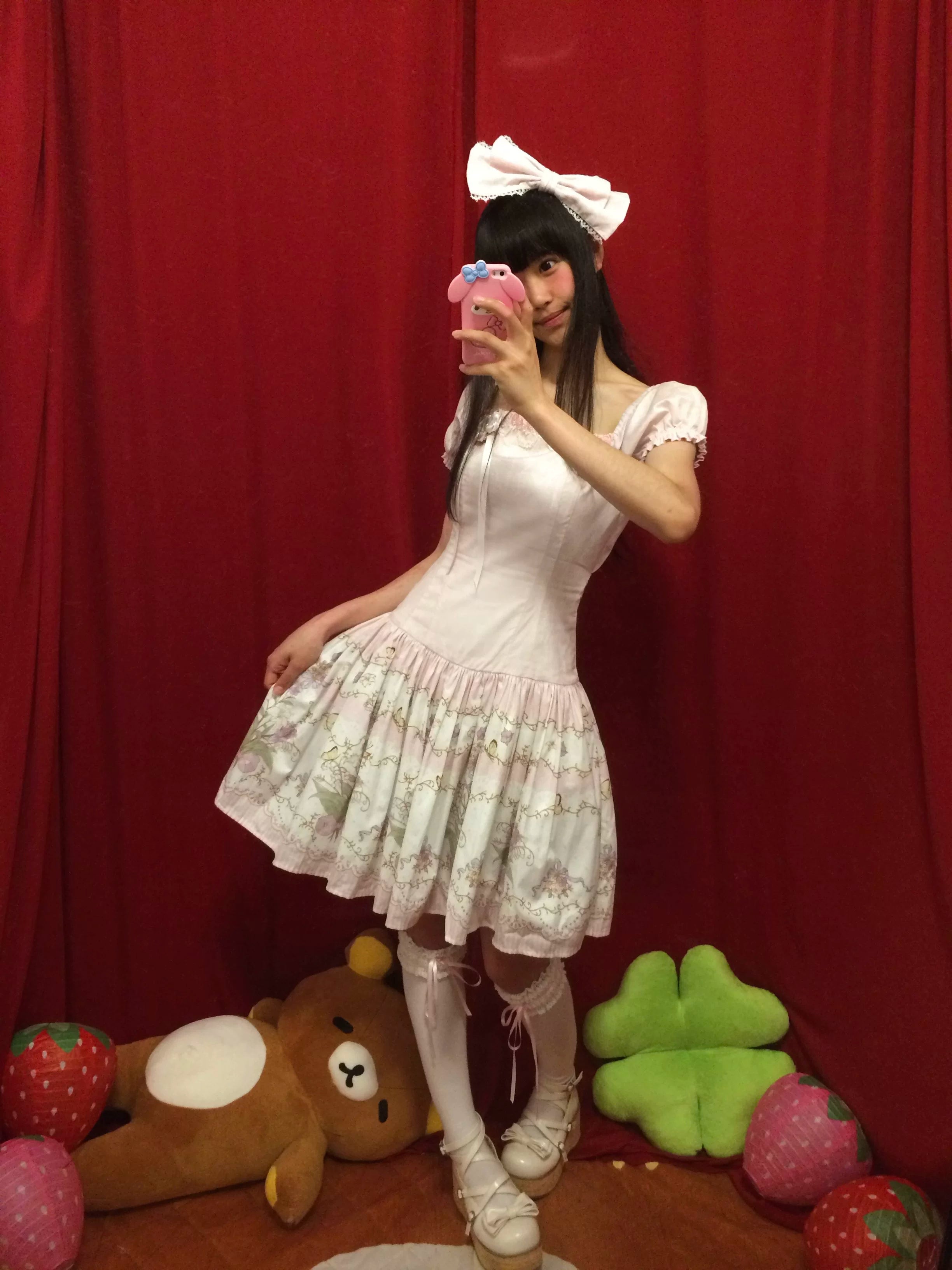 Jenny Flower - Cotton Old School Lolita Floral OP Dress - image 15