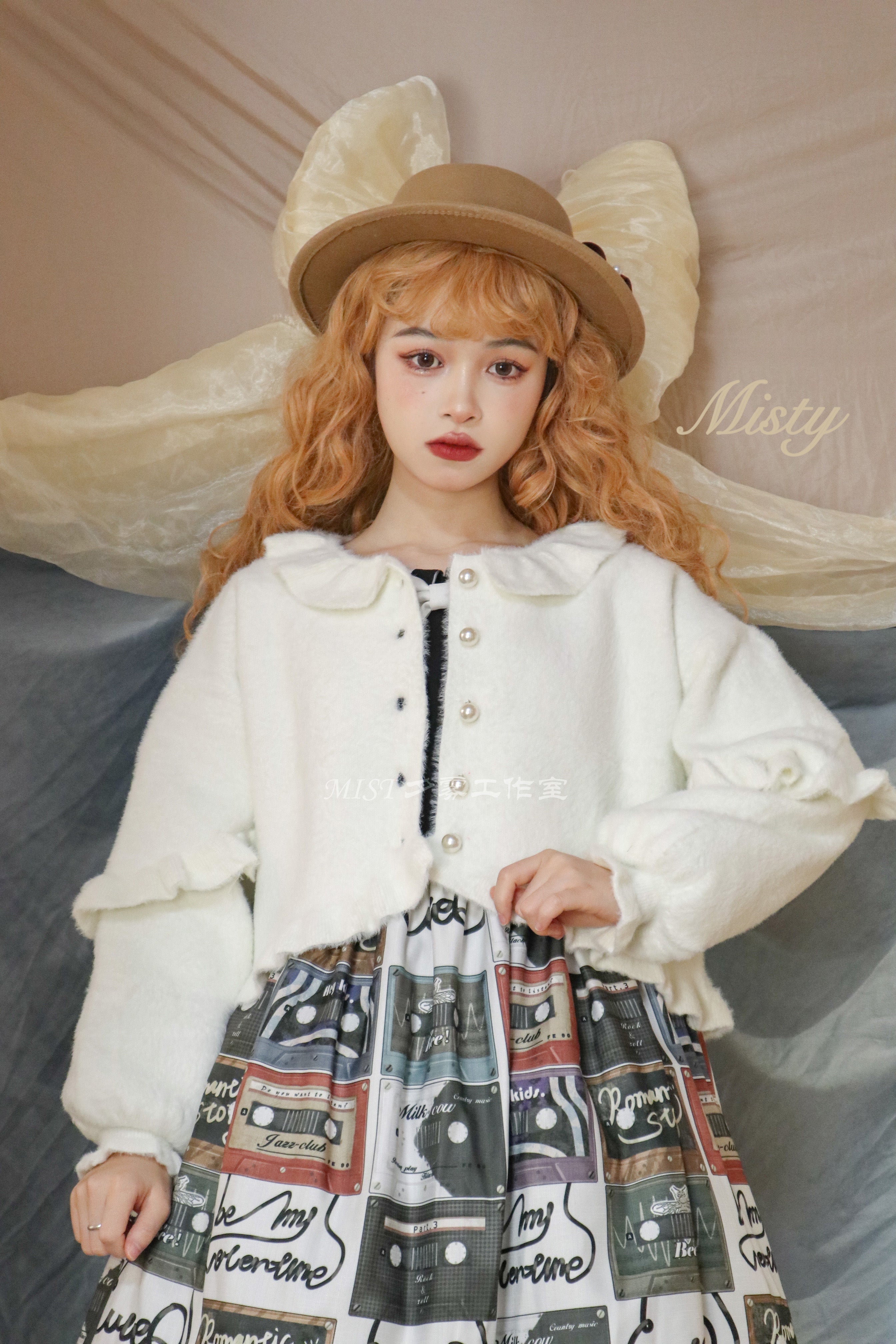 Small Ointment - Sweet Lolita Puff-Sleeve Sweater Coat - image 16