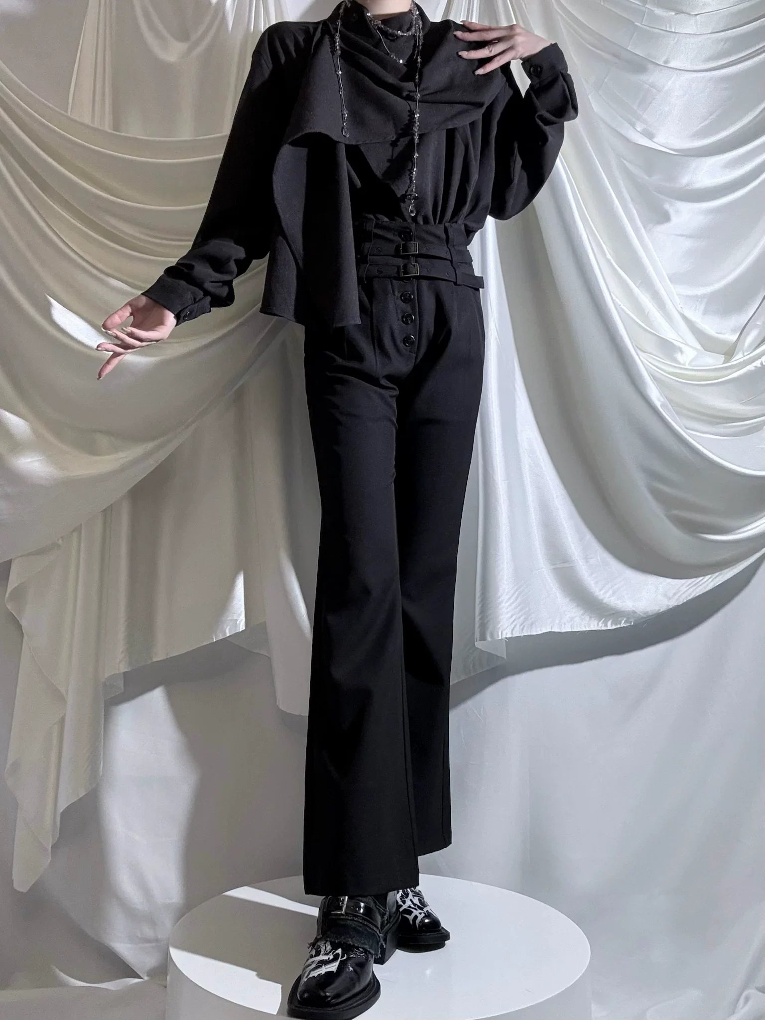 Winter Ouji Fshion Shirt & Pants, Cowl Neck Style - image 4