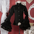 Gothic Lolita Halloween Blouse, Bat Inspired - image 1