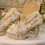 Handmade Luxuriant Tea Party Lolita Shoes - image 3
