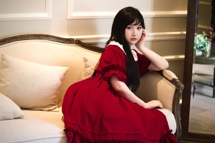 Plus Size Vintage Lolita OP Dress - image 17