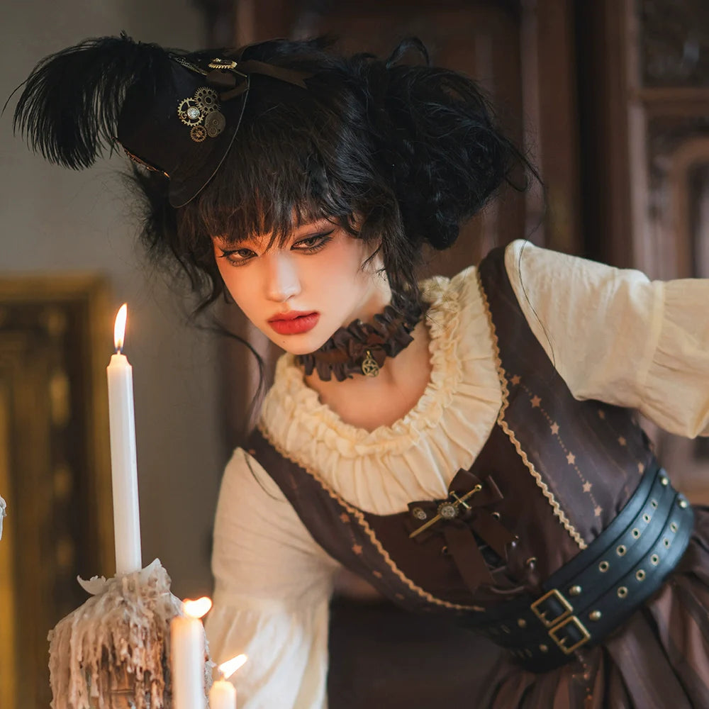 Demon Hunter's Diary - Lolita Accessories Hat KC Necklace Brooch Waistband - image 7