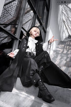 Codename 003 - Ouji Lolita Shirt and Pants Set, Hooded Cape - image 13