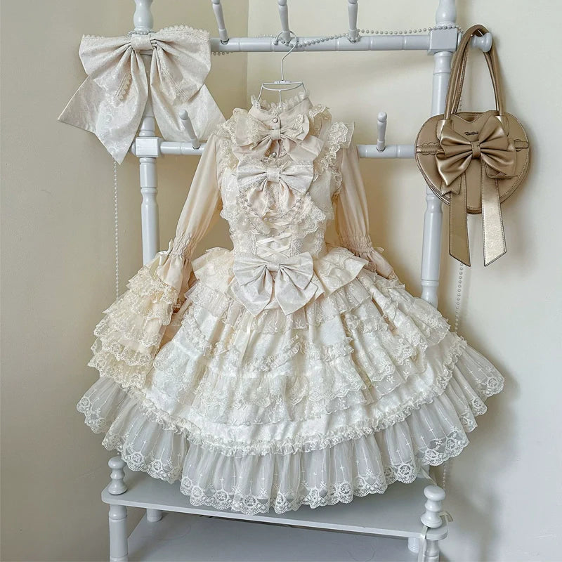 Love and Heart Palpitations Wedding Lolita JSK Dress Suit - image 20