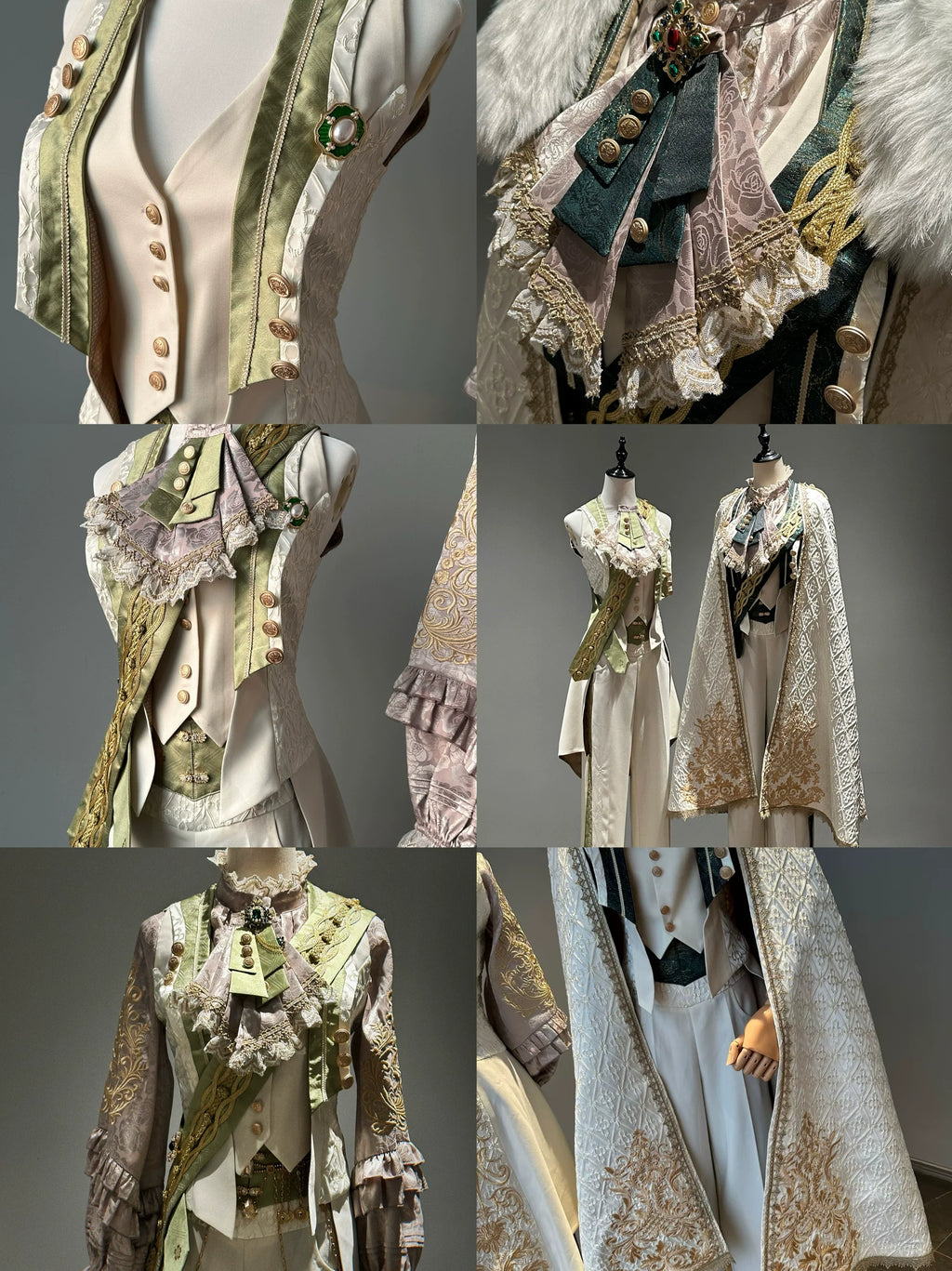 Narsesus - Ouji Lolita Tailcoat, Shirt, Pants, Cape and Accessories - image 15