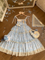 Lemon Soda Lolita JSK Long Dress Set - image 2