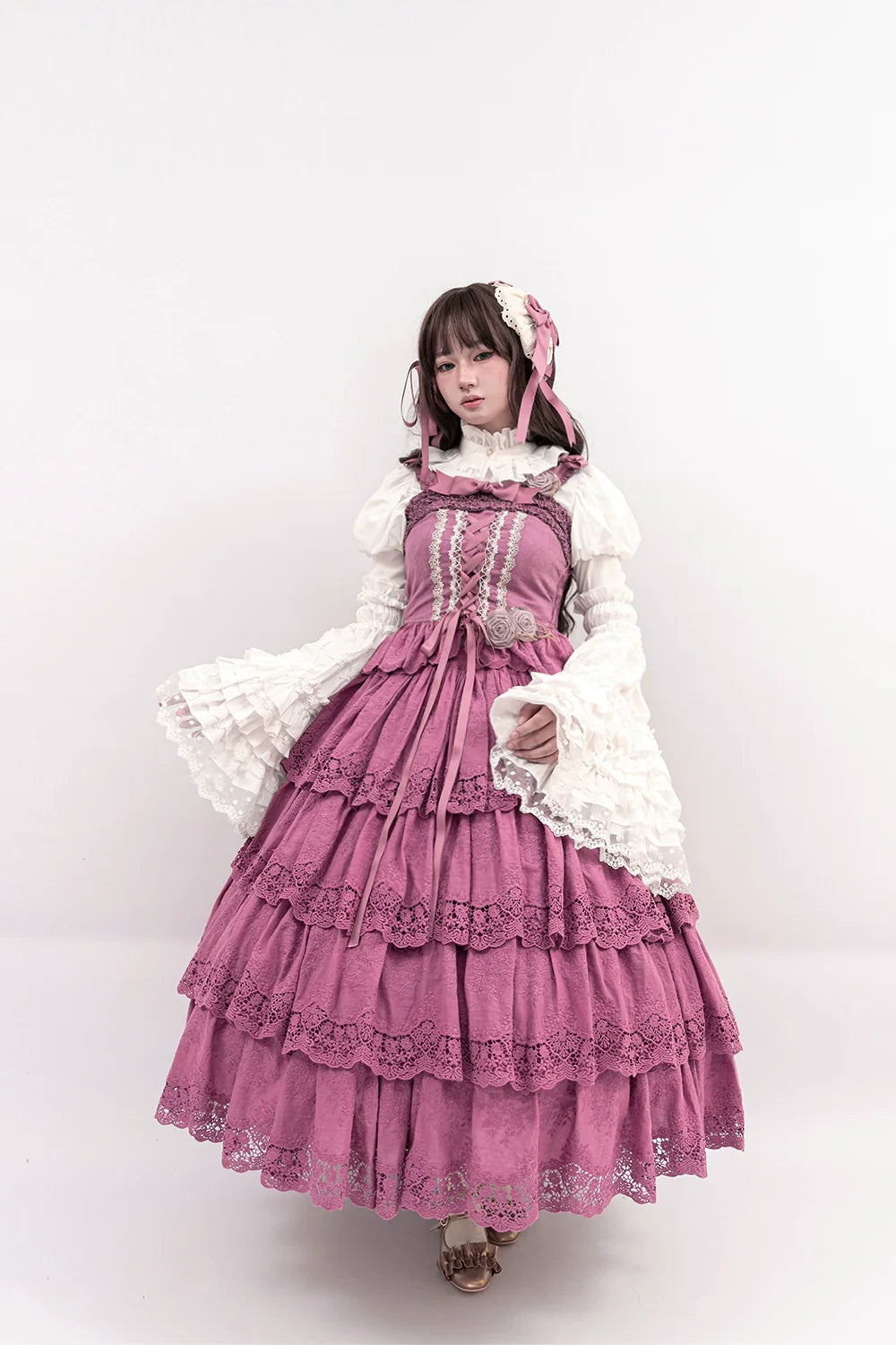 Forest Waltz - Classic Lolita Tiered Skirt Multi-layer Embroidered SK - image 51