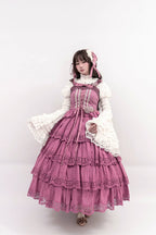 Forest Waltz - Classic Lolita Tiered Skirt Multi-layer Embroidered SK - image 51