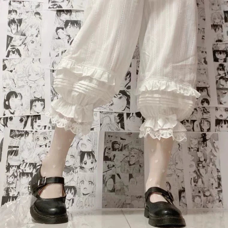 Sweet Lolita Jacquard Cotton Bloomers, Accordion Pleats - image 13