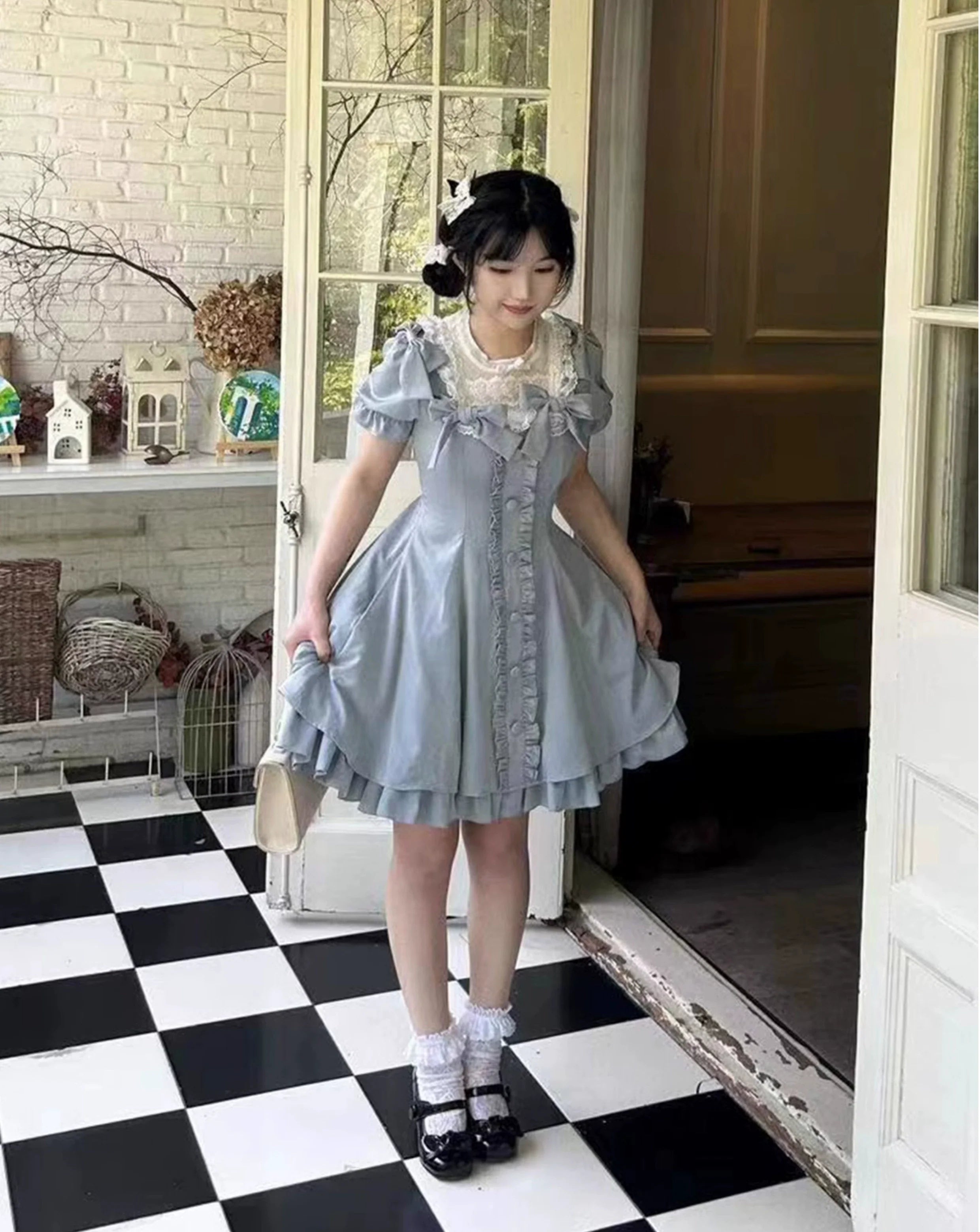 Plus Size Lolita OP Dress Summer Dress - image 35