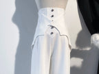 Earl of Drooping Wings - Ouji Lolita Flared Pants, Batwing Decoration - image 8