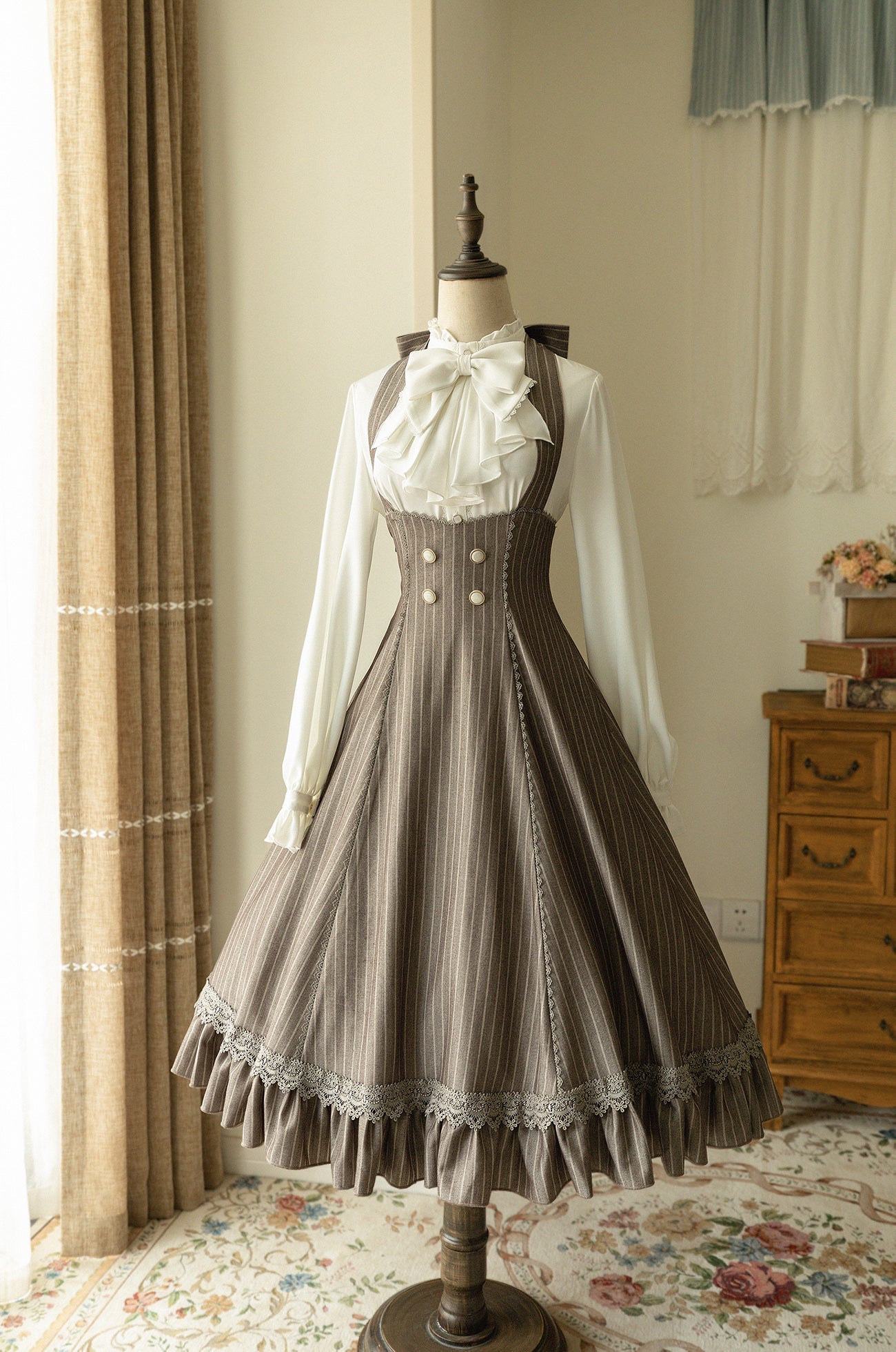 South of the Forest Vintage Classic Lolita Halter JSK and Blouse Series - image 3