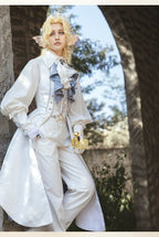 Crumbling Skeleton - Ouji Lolita Fishbone Embroideried Vest & Pants Suits - image 21