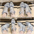 Enthusiastic Ideation - Elegant Lolita Shoes Fleeced Short Martin Boots - image 19