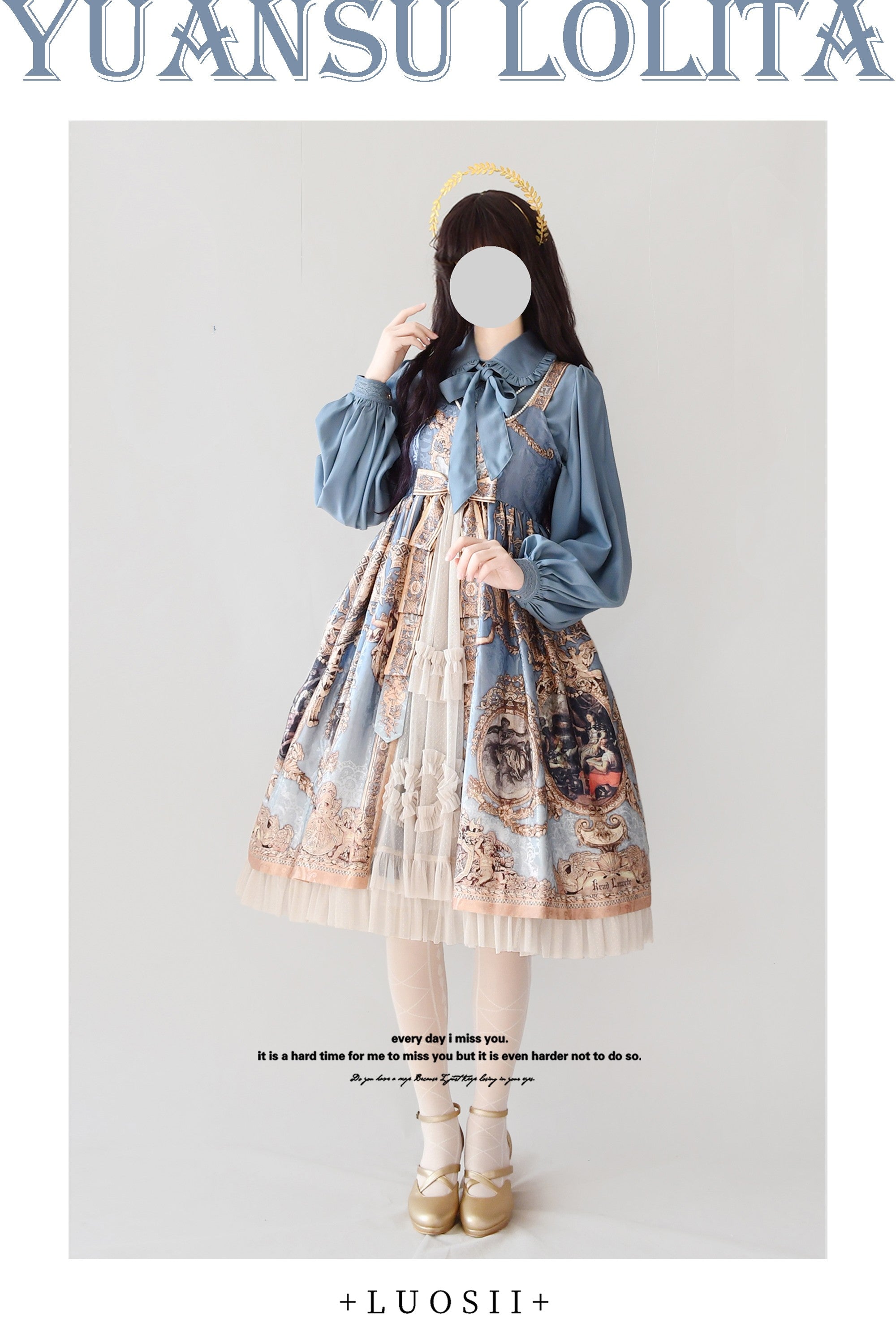 Mayer's Whisper - Vintage Lolita Large Sleeve Blouse - image 12
